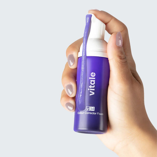V34 Purple Foam – ¡Ilumina tu sonrisa al instante!